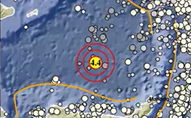 Gempa Terkini Magnitudo 4,4 Guncang Bolmut, Sulawesi Utara