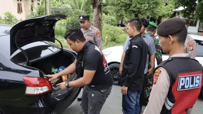 Cegah Peredaran Senpi dan Narkoba, Tim Gabungan di Aceh Barat Gelar Razia