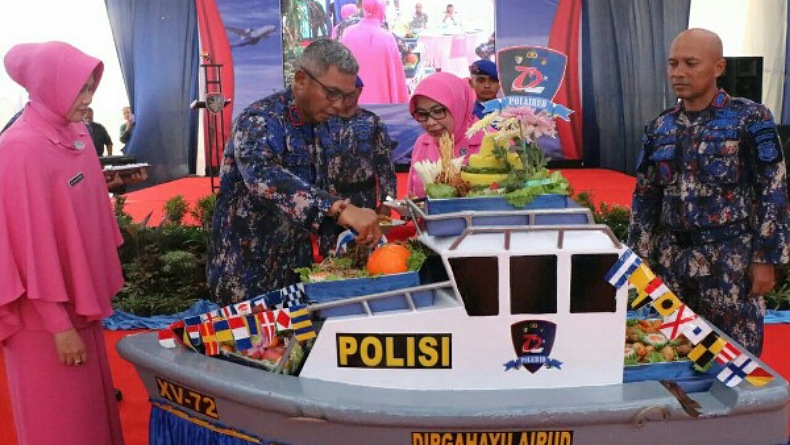 HUT Ke-72 Polairud, Polda Sulut Syukuran di Tandurusa Bitung