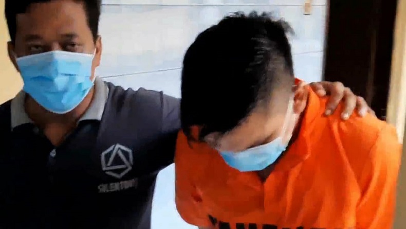 Suami Keji yang Siram Istri dengan Air Keras di Padalarang KBB Ditangkap, Ini Tampangnya