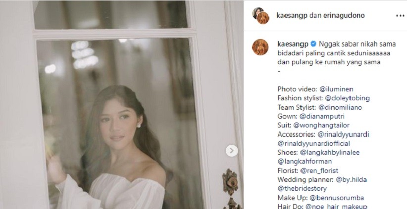 Kaesang Pangarep Kagumi Kecantikan Erina Gudono: Nggak Sabar Nikah Sama Bidadari 