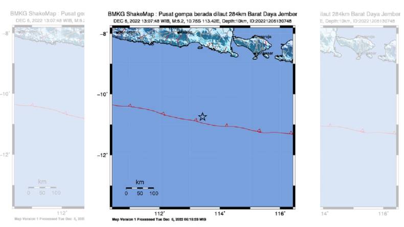 82 Gempa Susulan Guncang Jember hingga Rabu Pagi