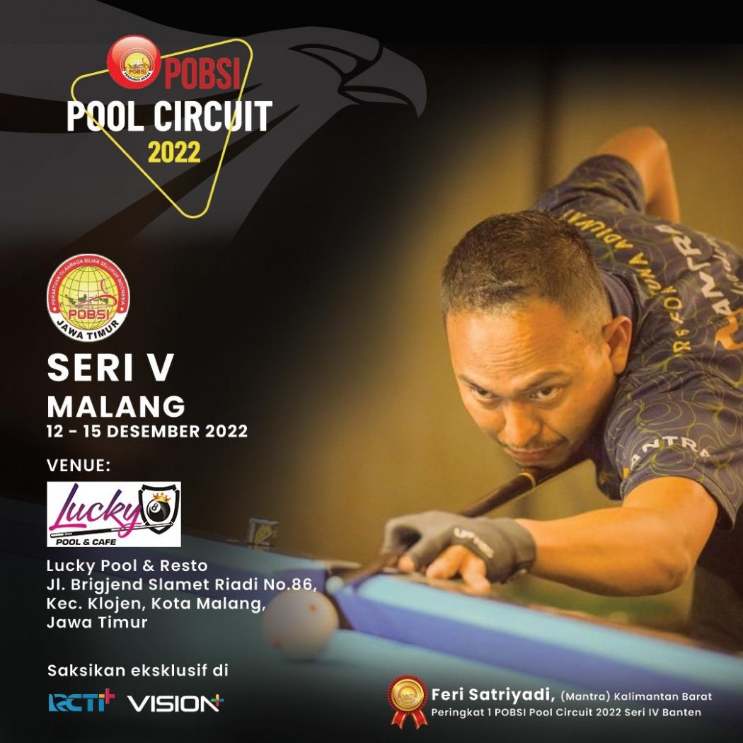 POBSI Pool Circuit 2022 Masuki Babak Akhir di Seri V Malang