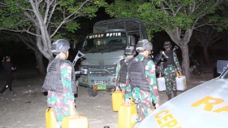 Satgas TNI di Belu Temukan 1.600 Liter BBM Coba Diselundupkan ke Timor Leste