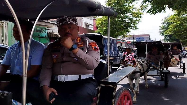 Polda Jateng Simulasi Rute Pemberangkatan Tamu Pernikahan Kaesang-Erina Gudono