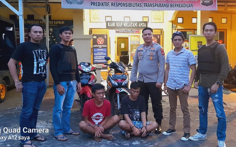  2 Pencuri Motor Ini Ditangkap usai Beraksi di Tempat Karaoke