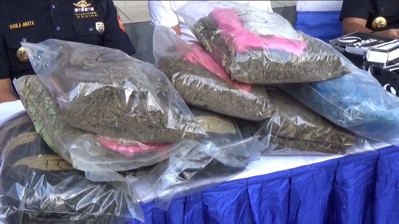 BNNP Bali Sita 10 Kg Ganja Siap Edar di Malam Tahun Baru