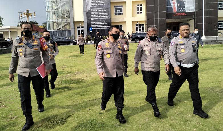 Polda Jateng Pertebal Keamanan Solo jelang Pernikahan Kaesang-Erina, Personel Brimob Ditambah