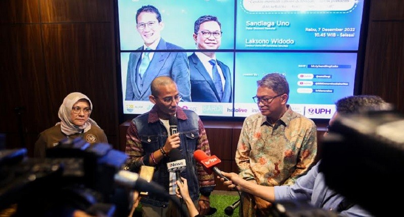 Sandiaga Uno Optimistis Ancaman Resesi 2023 Tidak Ganggu Sektor Parekraf