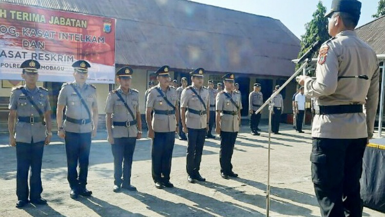 3 Pejabat di Polres Kotamobagu Dimutasi, Ini Penggantinya