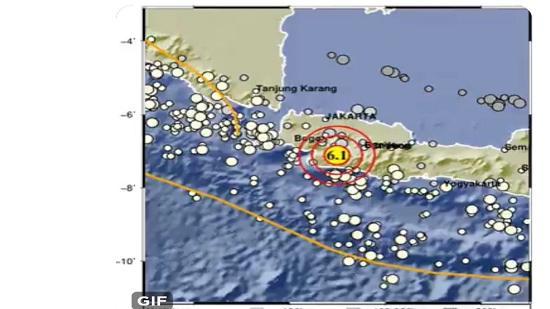 Gempa Sukabumi Hari Ini Terasa di Jakarta hingga Tangsel