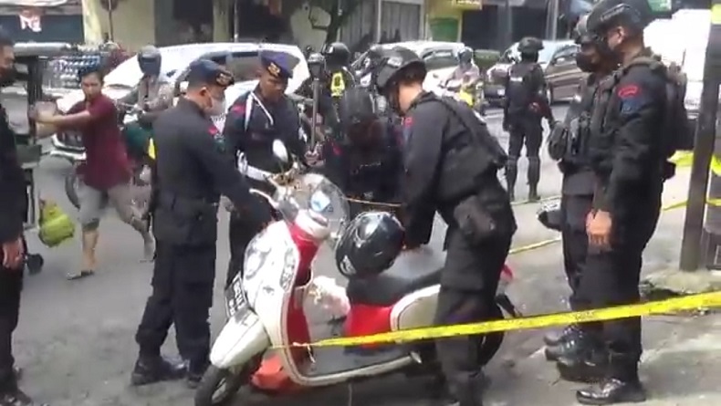 1 Motor di Jalan Pajagalan Bandung Dicurigai Milik Teroris Diamankan Polisi