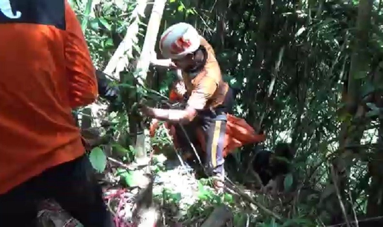 Lansia 82 Tahun Tewas Terpeleset ke Jurang Sedalam 60 Meter di Ubud Bali