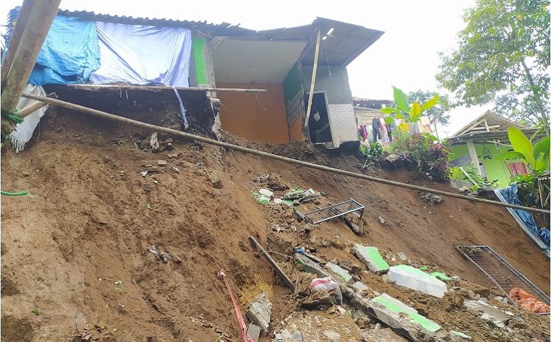 Gempa Sukabumi M5,8 Sebabkan Longsor di Bogor, 1 Rumah Rusak