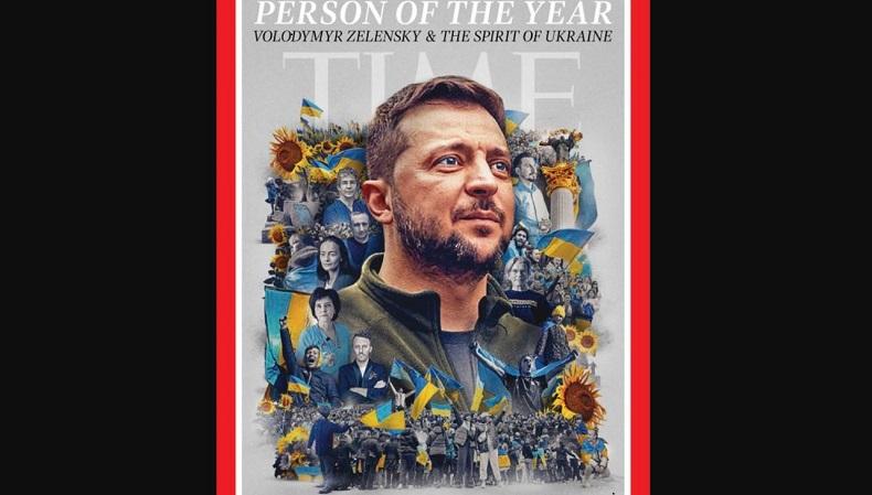 Wow, Presiden Zelensky Dinobatkan Jadi Person of the Year 2022 Versi Majalah Time