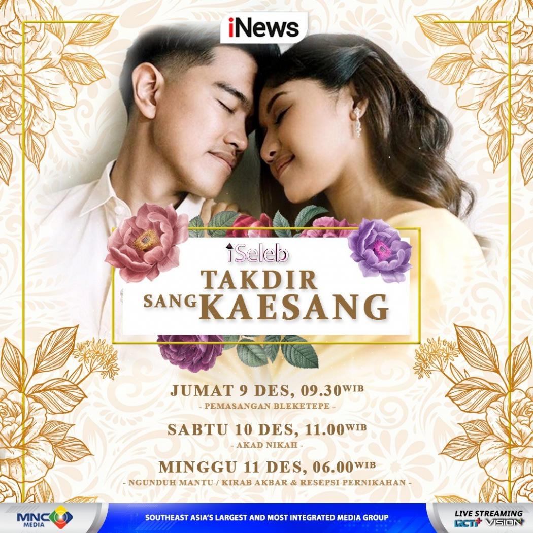 Saksikan Prosesi Bleketepe Jelang Pernikahan Putra Presiden Jokowi, Kaesang dan Erina di iSeleb Takdir Sang Kaesang LIVE di iNews