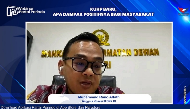 Polemik Pasal Kontroversial KHUP Baru, Rano Alfath: Tak Bisa Puaskan Semua Pihak