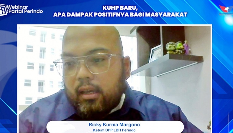 Polemik KUHP, Ketum DPP LBH Partai Perindo : Kenapa Tak Dibahas Maksimal?