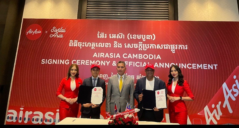 Dongkrak Pergerakan Wisata di Asean, AirAsia Resmikan Maskapai Bertarif Rendah di Kamboja