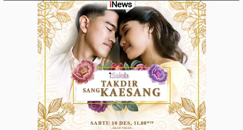 Saksikan Akad Nikah Putra Sang Presiden, Kaesang dan Erina Dalam iSeleb Takdir Sang Kaesang LIVE di iNews