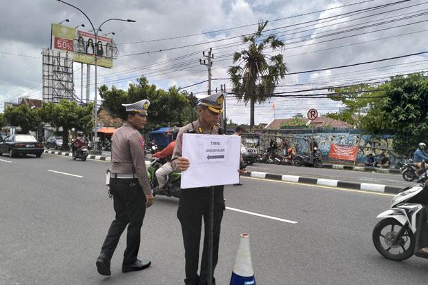 Jalan di Depan Lokasi Akad Nikah Erina dan Kaesang Tak Ditutup, Arus Lalu Lintas Lancar
