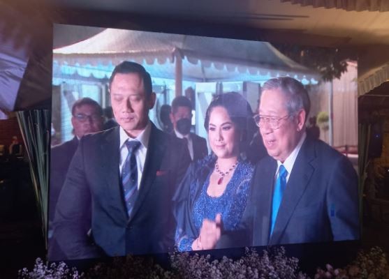 SBY dan Megawati Tiba Berurutan di Resepsi Pernikahan Kaesang-Erina   