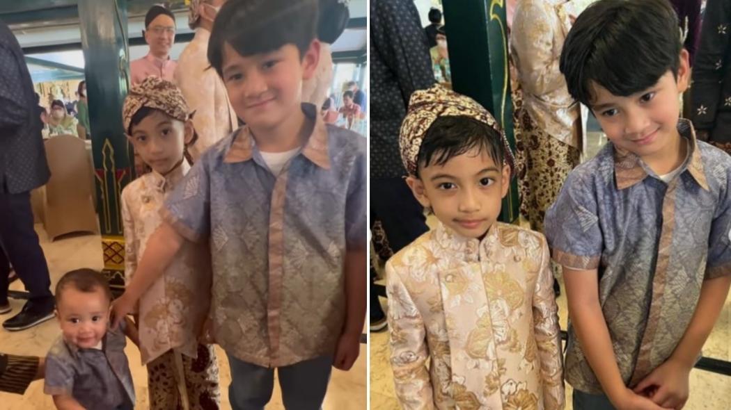 Gemas Banget! Momen Pertemuan Rafathar dan Jan Ethes di Nikahan Kaesang-Erina  