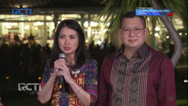 Datang ke Tasyakuran Kaesang-Erina, HT Doakan Hidup Rukun dan Saling Setia