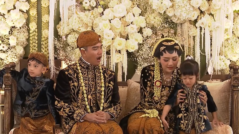 Menguap saat Resepsi, Kaesang: Kan Semalem Begadang