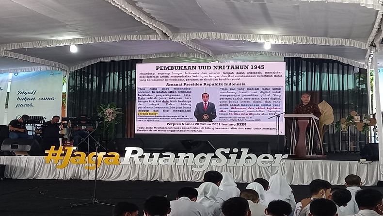 Kepala BSSN Minta Pelajar di Solo Pahami Ancaman di Ruang Siber