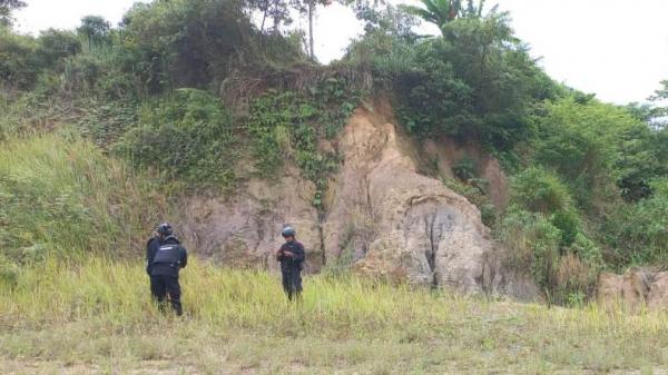 Mortir Diduga Peninggalan Belanda Ditemukan di Sungai Simalungun