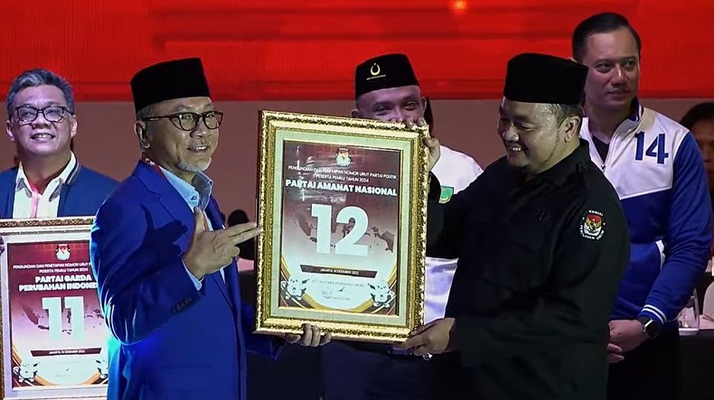 Dapat Nomor Urut 12, Zulhas: PAN Optimistis Raup Suara hingga 12 Persen