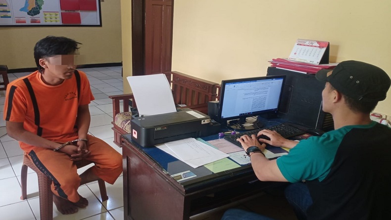 Pemuda Mabuk Acungkan Celurit ke Warga di Tipar Sukabumi, Pelaku Diamankan Polisi 