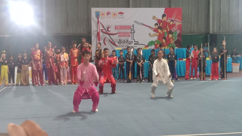 262 Atlet Berlaga di Kejurprov Wushu Taolu Junior Jateng