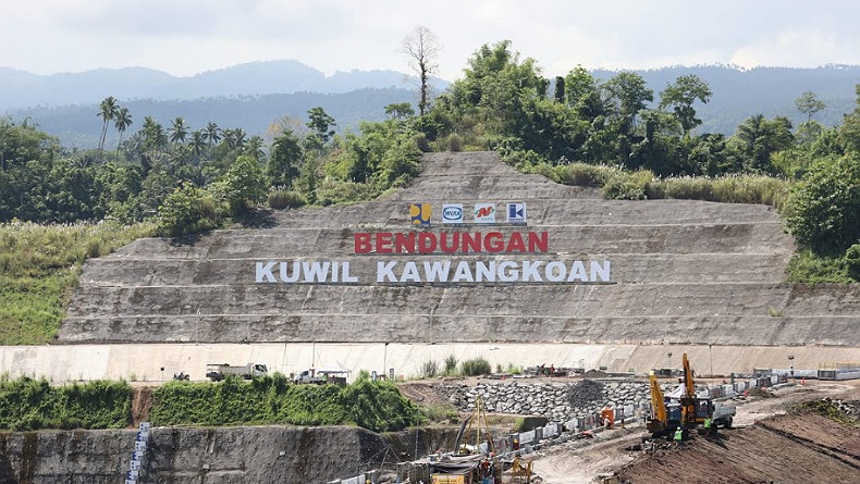 Konstruksi Bendungan Kuwil-Kawangkoan Rampung Akhir 2022