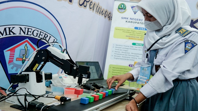 Ratusan SMK se-Jabar Pamerkan Produk Unggulan di Bandara Kertajati Majalengka