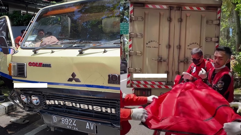 Sopir Truk Meninggal saat Nyetir di Bandung, Diduga Terkena Serangan Jantung