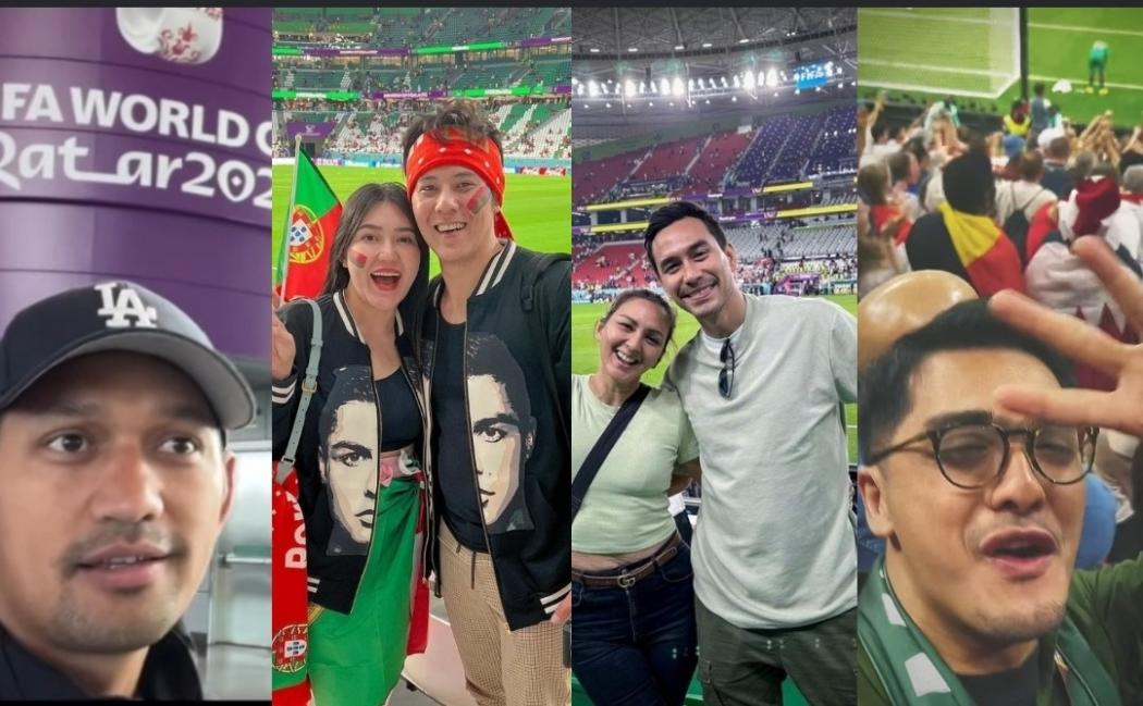 5 Artis Nonton Langsung Piala Dunia 2022 di Qatar, Ada 3 Pasangan Suami Istri