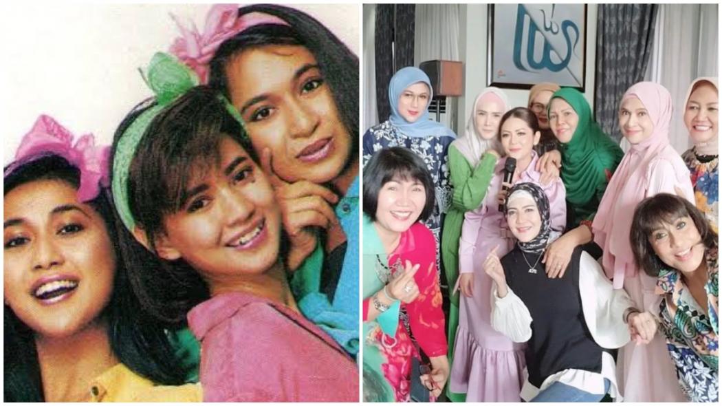 7 Potret Artis Lawas 80-an Lagi Reuni, Tetap Kompak dan Tampil Awet Muda Banget, Lho!