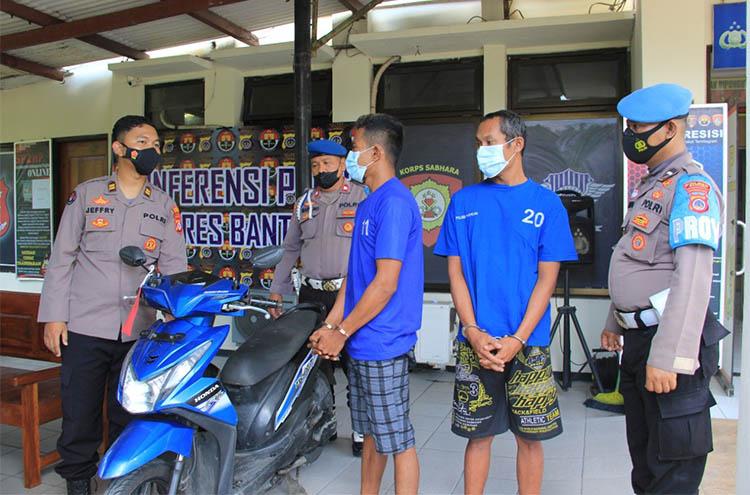 Beraksi 4 Kali, 2 Pencuri Spesialis Motor Ditangkap Polisi