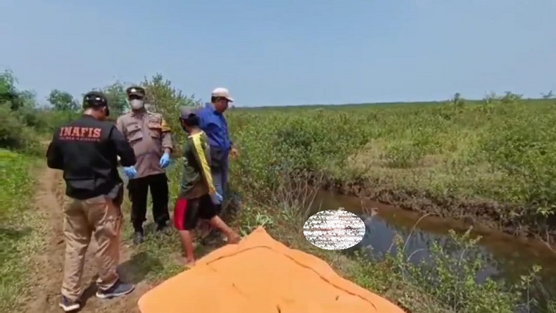 Geger, Warga Kanci Kulon Astanajapura Cirebon Temukan Mayat Pria Bugil di Irigasi