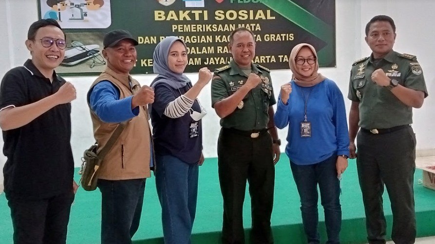 MNC Bersama Essilor Menggelar Pemeriksaan Mata dan Berikan Kacamata Gratis di Mako Korem Wijayakarta Cikarang
