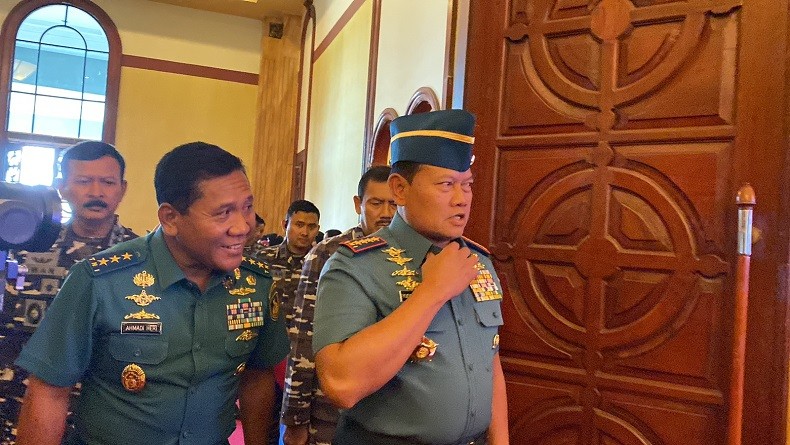 Jabat Panglima TNI, Yudo Margono Gelar Exit Briefing Kepala Staf Angkatan Laut