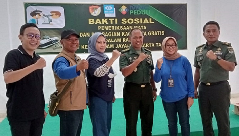 MNC dan Essilor Bagikan Kacamata Gratis, Korem Wijayakarta : Mudah-Mudahan Bantu Masyarakat 