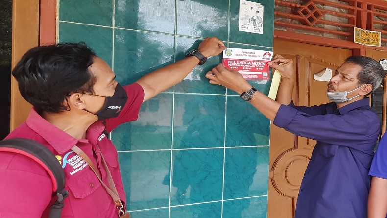 Ini Tujuan Rumah Keluarga Penerima Bansos di Indramayu Diberi Label Miskin