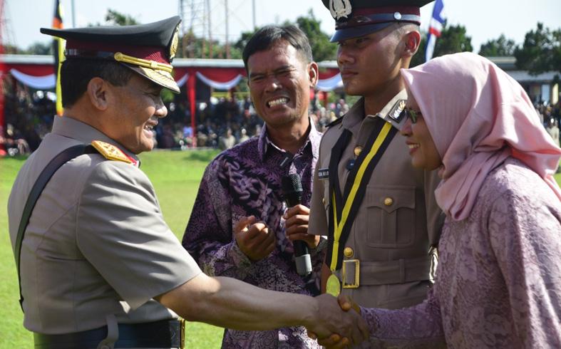 Polda Jateng Lantik 535 Bintara Baru, Ada Anak Petani, Nelayan hingga Buruh