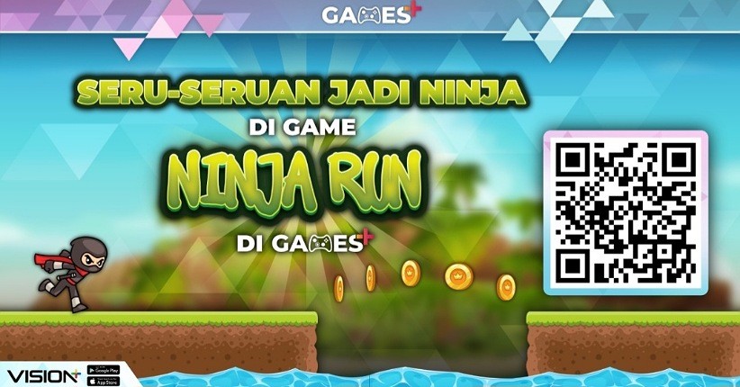 Cuma di Game Ninja Run, Kamu Bisa Jadi Ninja Sungguhan Lho!