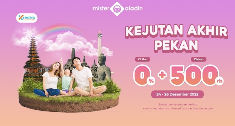 Cuma 3 Hari! Dapatkan Promo Liburan Nataru dengan Cicilan 0% + Diskon Rp500.000 di Sini! Yuk Booking
