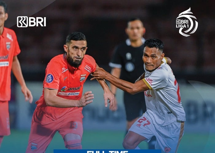 Hasil Liga 1: 10 Pemain PSM Tahan Imbang Borneo FC, Juku Eja ke Puncak Klasemen