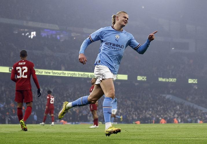 Erling Haaland Cetak Gol Cepat, Man City Kalahkan Liverpool di Piala Liga Inggris